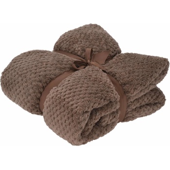 H&L Jemná plyšová deka Taupe 130x170