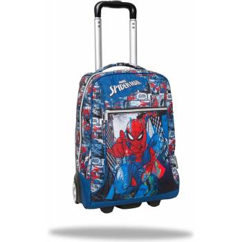 COOLPACK Ученическа раница на колела Coolpack - Compact - Spiderman, телескопична дръжка, разноцветна (F086777)