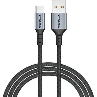 Verbatim 31843 USB USB A samec - USB C samec, 18W, 1.2m, černý