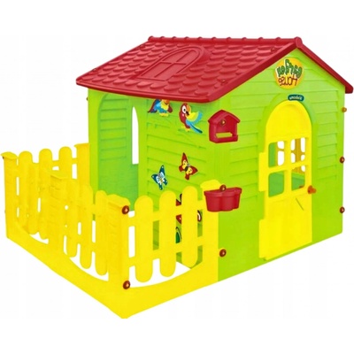 Mochtoys 10839 zahradný domček s plotom165 x 120 x 121 cm
