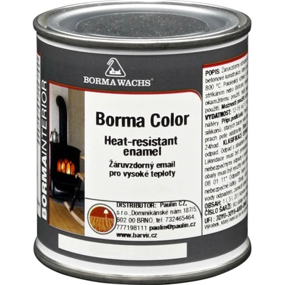 Borma Wachs Žáruvzdorná barva Heat resistant enamel 125 ml stříbrná