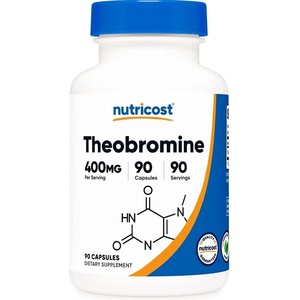 Nutricost Сърдечносъдова и дихателна система - Теобромин (Theobromine), 400 mg x 90 капсули Nutricost (67073 (265101) NC)