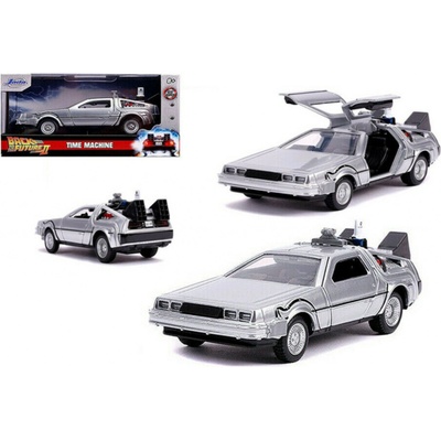 Jada Toys Back to the Future II Hollywood Rides Diecast Model 1/32 DeLorean Time Machine