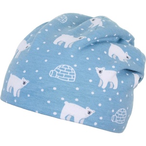 Sterntaler Детска шапка Sterntaler - Мечета, 47 cm, 9-12 м, синя (4602205-325) - baby