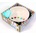 PET BRANDS Paw Prints Ceramic - Луксозна керамична купа за храна или вода 15.2 см - PPC3