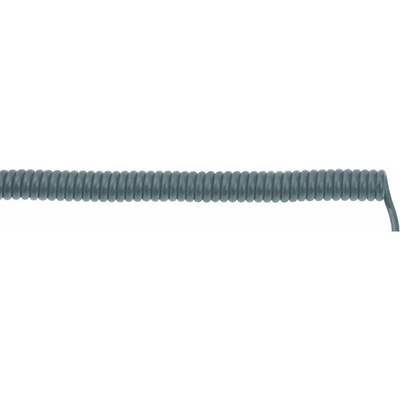 Lapp 73220397 špirálový kábel UNITRONIC® SPIRAL LiF2Y11Y 200 mm / 800 mm 5 x 0.34 mm² sivá 1 ks