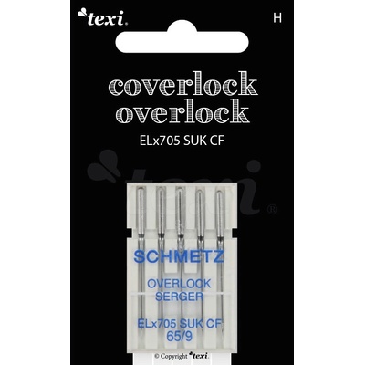 Ihly pre overlocky/coverlocky TEXI OVER/COVER ELX705 SUK CF 5x65