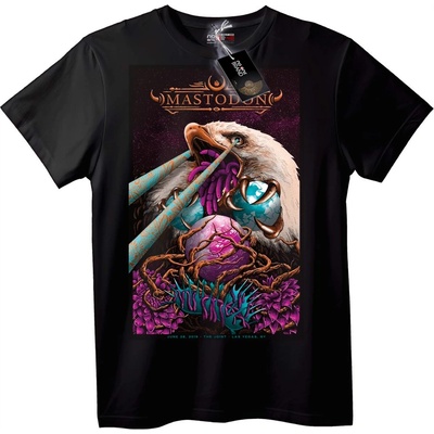 NOONEBRAND Тениска Mastodon Лас Вегас 2019 - S, Black