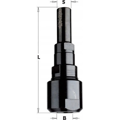 Cmt Upínací hlava kleštinová - pro S=12mm D=12 C79600200 – Zboží Dáma