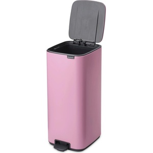 Brabantia Розово стоманено кошче за боклук с педал 30 l Bo - Brabantia (255403)