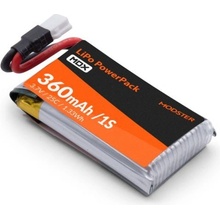 Modster LiPo Single Cell MDX Lipo Battery 1S 3.7V Lipo 360mAh for MDX Series