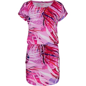 Loap Розова дамска шарена рокля LOAP Anuma Loap | Rozov | ЖЕНИ | XS