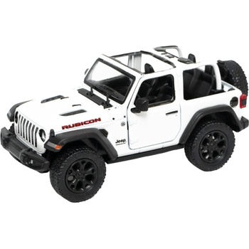 Kinsmart Метална количка Kinsmart - 2018 Jeep Wrangler Open Top, 1: 34, бяла (54079)