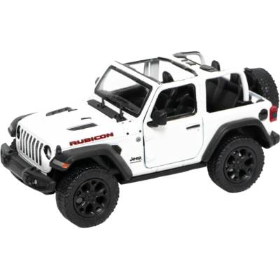 Kinsmart Метална количка Kinsmart - 2018 Jeep Wrangler Open Top, 1: 34, бяла (54079)