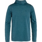 Fjällräven Мъжка спортна тениска Fjällräven Abisko Sun-Hoodie Sport shirt - Indigo Blue - размер XS (016-6748-0411)