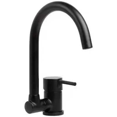 Твоят Стил - Кухненски Мивки Черен сгъваем смесител за Кухня за монтаж пред прозорец модел 4700