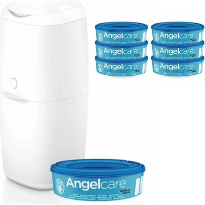 Angelcare Canada Inc Koš na pleny Classic 1 kazeta náhradní kazety 6 ks