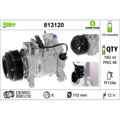 Kompresor, klimatizace VALEO 813120