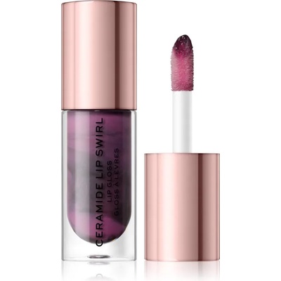 Revolution Beauty Ceramide Swirl хидратиращ блясък за устни цвят Cherry Mauve 4.5ml