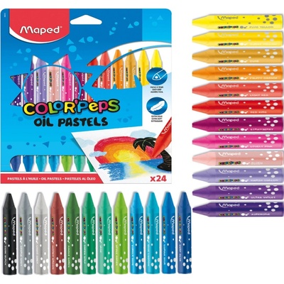 Maped Color Peps Súprava olejových pastelov 24ks