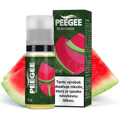 PEEGEE Vodový melón 10 ml 6 mg