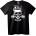 NOONEBRAND Тениска с череп и тежести - 2XL, Black