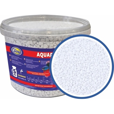 Aqua Nova štrk biely 5 kg, 3 l