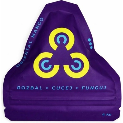 BoomBon Energetický bonbón orientál mango 4 x 5 g