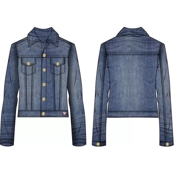 Image 1 of GUESS Деним яке за момиче с изчистен дизайн Guess