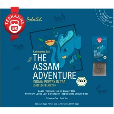 TEEKANNE Bio Luxury Bag Assam Adventure 20 čajových vrecúšok