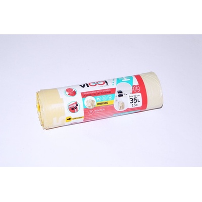 Vigo pytle zatahovací LDPE 35 l 26µm 15ks s vůní vanilky