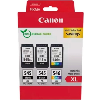 Комплект 3бр. мастилени касети 2 x Canon PG-545XL / CL-546XL Multi Pack 8286B013AA