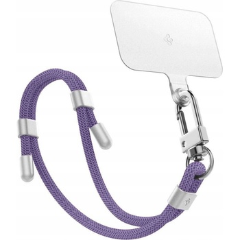 Snúrka na krk Spigen Universal Set 2 (Cross Body Strap 1P + Wrist Strap 1P + ConTag2 1P), deep purple