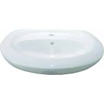 Inter Ceramic Мивка за баня ICC 5541, Inter Ceramic, стенен монтаж, порцелан, бял, 51x41см (5541/2955)