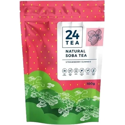 24Tea Natural Soba Pohánkový čaj s jahodovou príchuťou 100 g