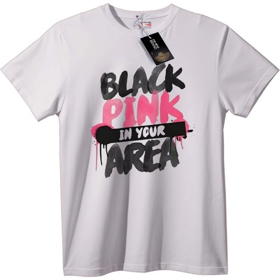 NOONEBRAND Тениска Black Pink - 6XL, White