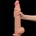 Lovetoy King Sized Sliding Skin Dual Layer Dong 13.5" Flesh