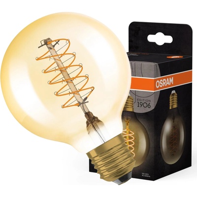Osram G80 E27 4,8W = 37W 420 lm 2200K teplé vlákno stmívatelné Vintage 1906