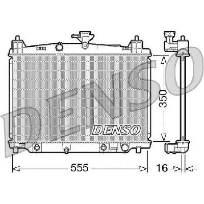 Chladič, chlazení motoru DENSO DRM44018