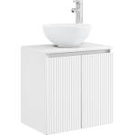 vidaXL Монтирана на стена мивка и тоалетка Бяло 49, 5 x 41 x 64, 5 см (890392)