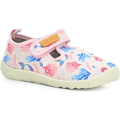 D.D.Step barefoot plátěnky C086-51733A Baby pink – Zboží Dáma