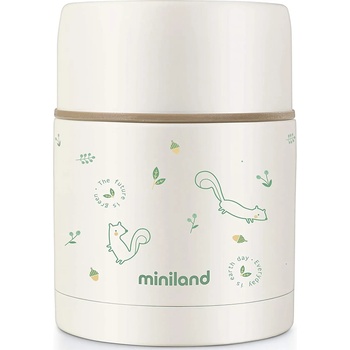 Image 1 of Miniland Термос за храна Miniland - Natur, Катеричка, 600 ml (89347)