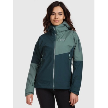 Kilpi Дамско водоустойчиво яке Kilpi MAMBA-W Dark Green Kilpi | Zelen | ЖЕНИ | XS