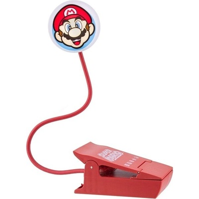 Lampička na čtení s klipem Super Mario