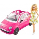 Mattel Barbie auto Fiat 500 a bábika