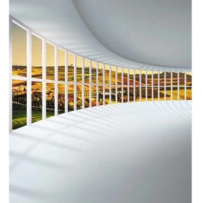 DIMEX MS-3-0040 vliesová fototapeta na zeď Hala s výhľadom, rozmery 225 x 250 cm