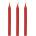 Master Series Fire Sticks Fetish Drip Candles Set of 3 Red