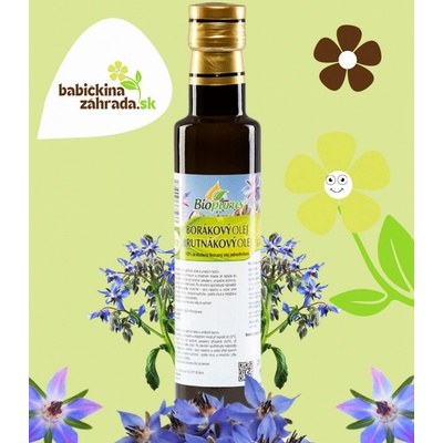 Biopurus Borákový olej BIO 0,25 l