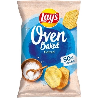 Lay's Oven Baked Pečené bramborové lupínky tvarované solené 110 g