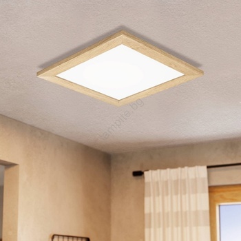 EGLO 75643 - LED таванно осветително тяло CALEMAR LED/19W/230V 4000K 43, 7 см дъб (EG75643)